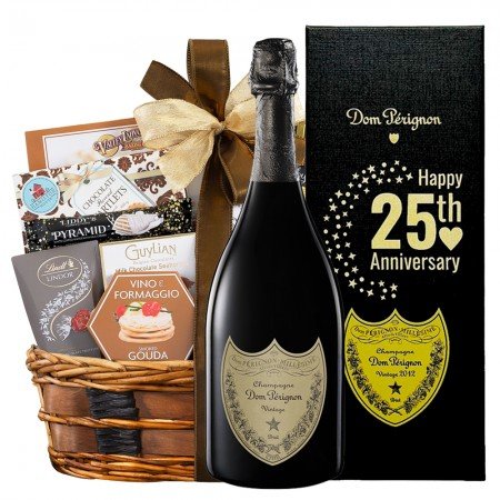 Personalized Dom Perignon Anniversary Gift Basket