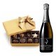 Billecart-Salmon Brut Reserve And Godiva 8 Pc Chocolate Gift Box