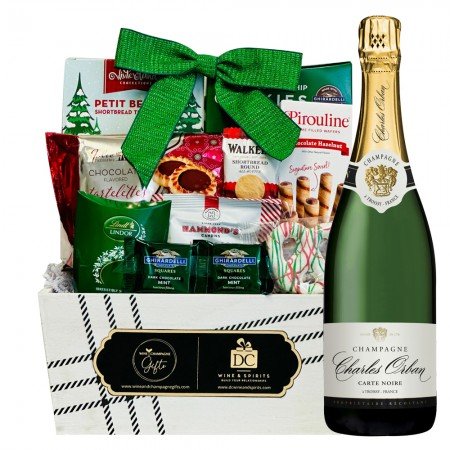 Charles Orban Carte Noire Champagne And Gourmet Gift Basket