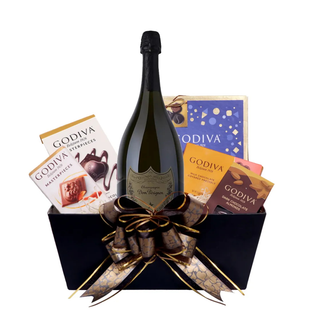 Dom Perignon Vintage Wine with Godiva Chocolates