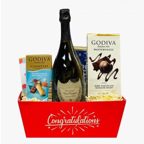 Dom Perignon Congratulations Gift Basket