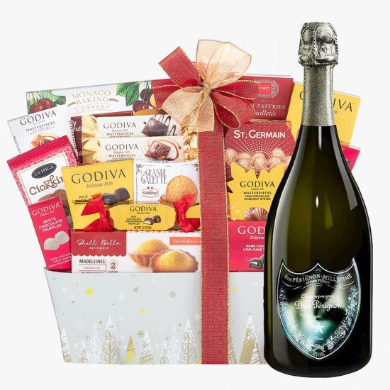 Dom Perignon Lady Gaga Brut With Holiday Gift Basket