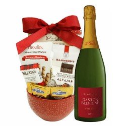 Gaston Belvigne Brut Champagne Gift Basket