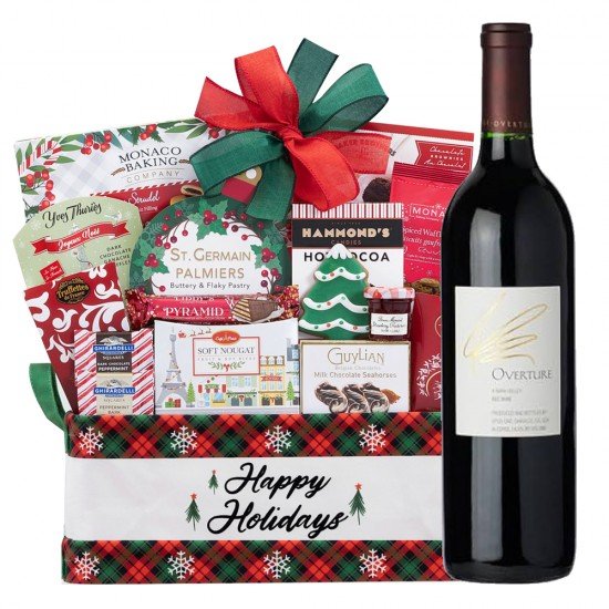 Holiday Season's special Opus One Overture Red Wine Gift Basket