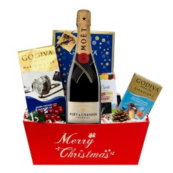 Moet And Chandon Holiday Wishes Gift Basket