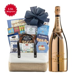 Champagne & Truffles Gift Basket - Moet & Chandon Imperial Brut by Gourmet Gift Baskets