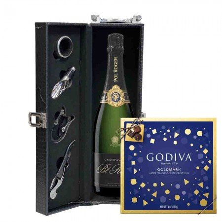 Pol Roger Champagne And Chocolate Gift Set