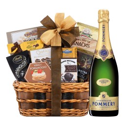 Pommery Grand Cru Royal Champagne And Bon Appetit Basket