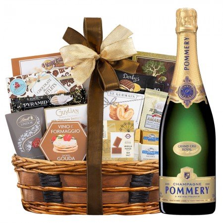 Pommery Grand Cru Royal Champagne And Bon Appetit Basket