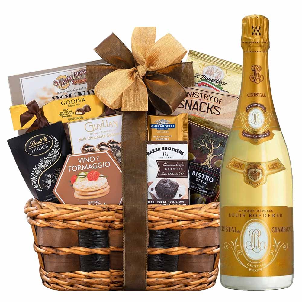 Champagne Gifts  Let Them Eat Cake Champagne Gift - Good 4 You Gift  Baskets USA