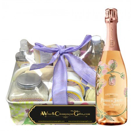 Perrier-Jouët Belle Époque Rosé With Serenity Soak Spa Gift Basket