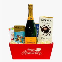 Veuve Clicquot Anniversary Gift Basket