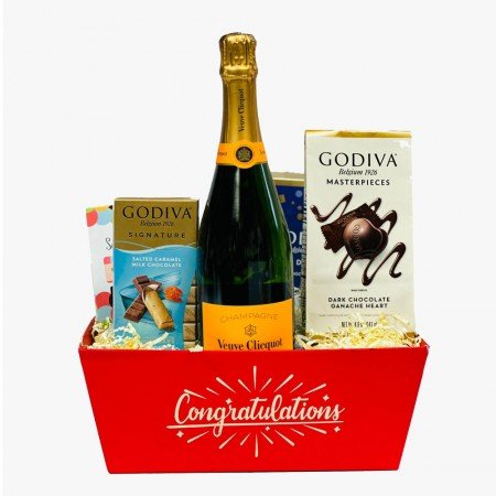 Veuve Clicquot Congratulations Gift Basket