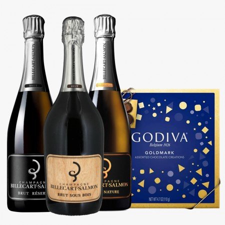 Trio Billecart Salmon Brut Champagne Gift Set 