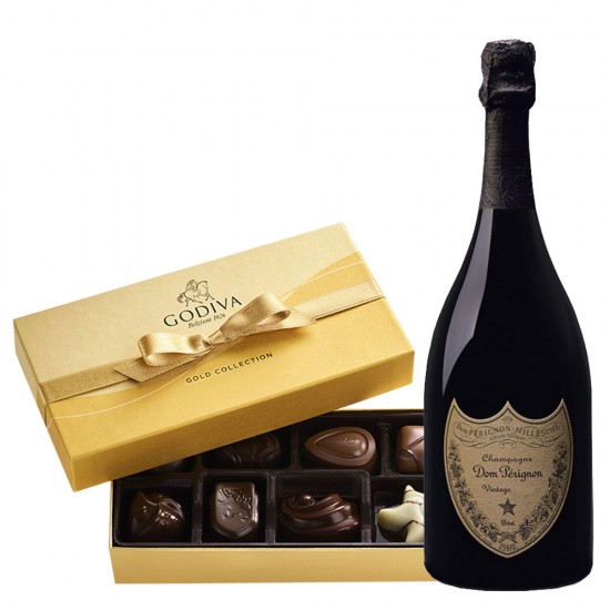 Dom Pérignon And Godiva 8 Pc Chocolate Gift Box