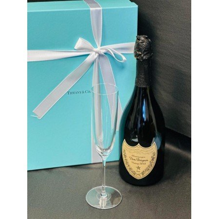 Dom Perignon Brut Champagne And Tiffany & Co. Flute Gift Set