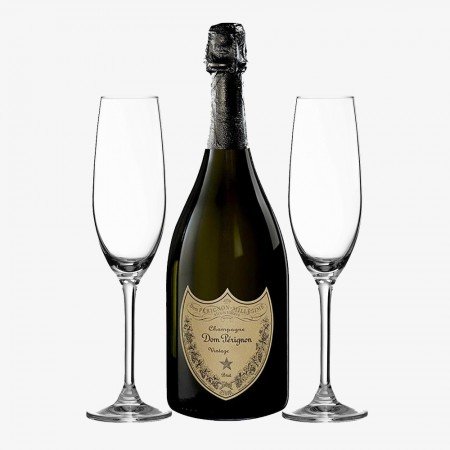 Dom Perignon Champagne Flutes Gift Set