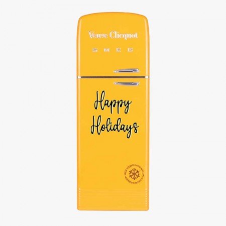 Happy Holiday Veuve Clicquot Smeg Gift