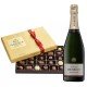 Henriot Brut Souverain with Godiva 26 PC