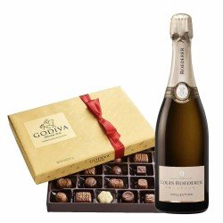 Louis Roederer Collection 244 Champagne & Godiva Gift Set