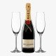 Moët & Chandon Brut Imperial Champagne And Flutes Gift Set