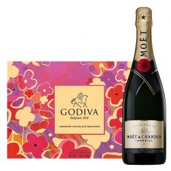 Moët & Chandon Impérial Brut And Godiva 26 Pc Gift Set