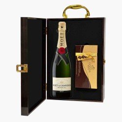 Moët & Chandon Impérial Brut Champagne and Godiva 8 Pc Gift