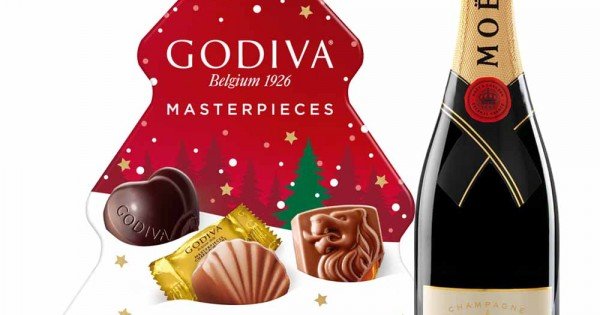 Moët & Chandon Impérial Champagne (187ml) and Godiva Chocolate Truffle Gift  Set (Min Qty 1)