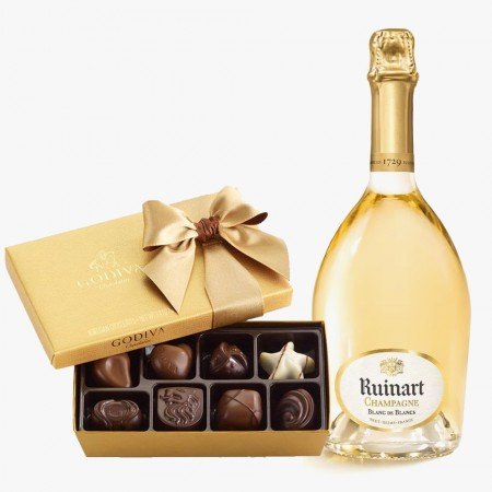 Ruinart Blanc De Blancs Champagne Gift Set