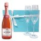  Taittinger Prestige Rose Champagne And Tiffany & Co. Flute Gift Set