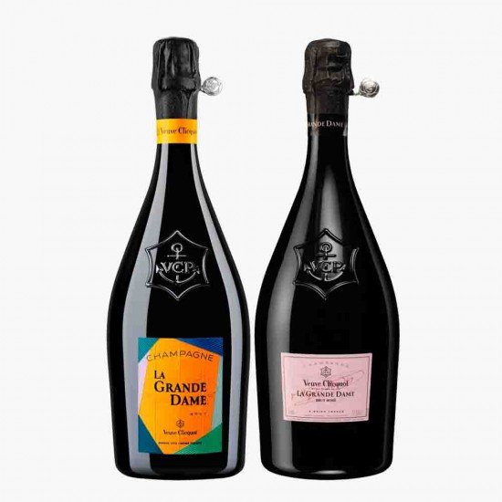 Veuve Clicquot La Grande Dame Brut And Rose Champagne Gift Set