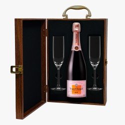 Veuve Clicquot Rose And Flutes Gift Set