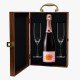 Veuve Clicquot Rose Champagne And Flutes Gift Set