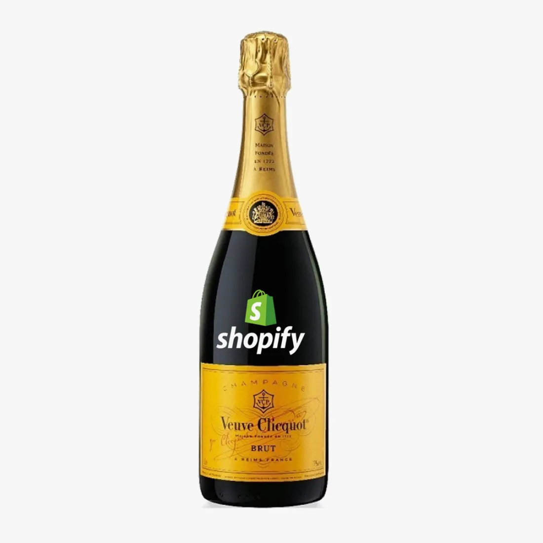 Custom Veuve Clicquot Champagne with Your Business Logo