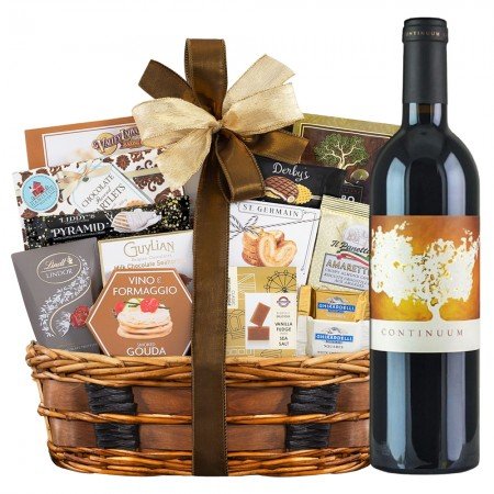 Continuum 2019 Wine with bon appetit gourmet gift basket