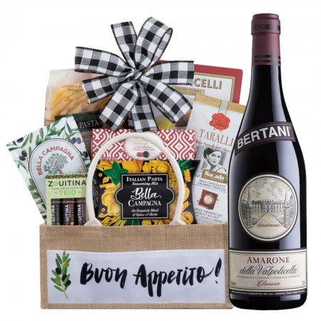 Bertani Amarone Della Valpolicella Classico And Italian Gift Basket