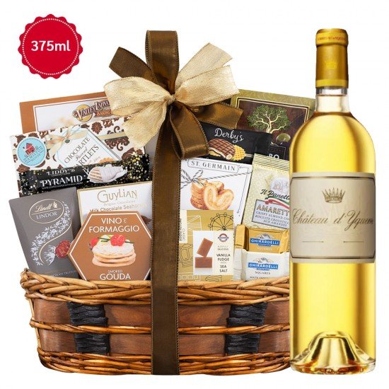 Chateau D'Yquem Sauternes Wine And Bon Appétit Gift Basket