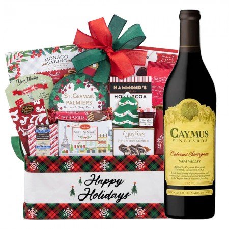 Holiday Season's Special Caymus Cabernet Sauvignon Wine Gift Basket