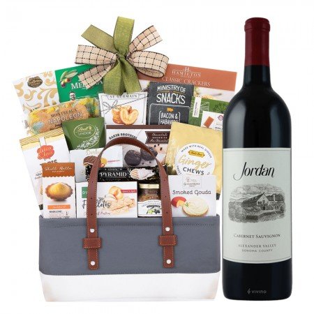 Jordan Cabernet Sauvignon Gourmet Delight Gift Basket