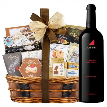 Justin Cabernet Sauvignon Wine Gift Basket