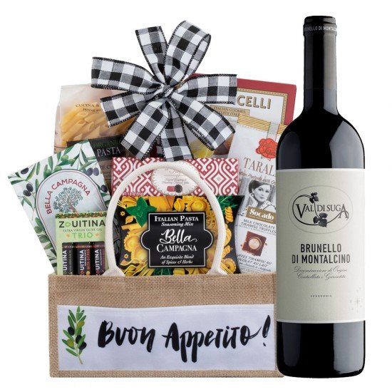 Val Di Suga Brunello Di Montalcino And Italian Gift Basket 