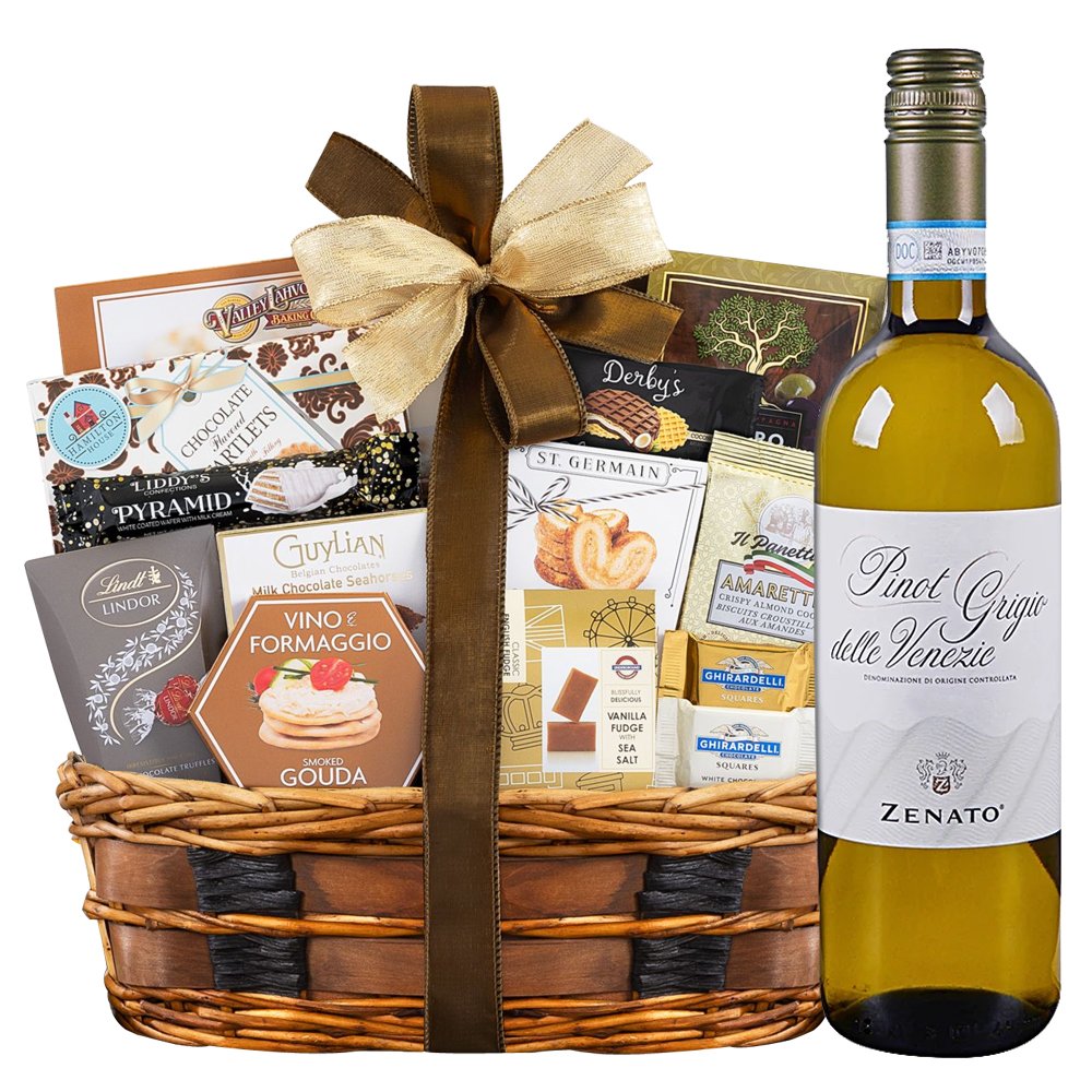 Shop Zenato Pinot Grigio Bon Appetit Wine Gift Basket Online