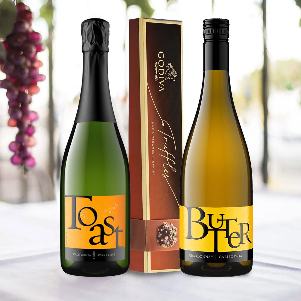 Buy a California Chardonnay Wine Gift Set Online!