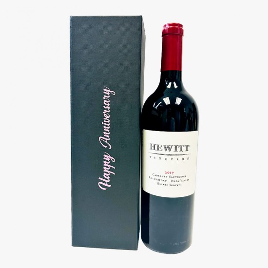 Personalized Anniversary Wine Box