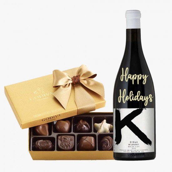 Happy Holiday Wine Gift Set