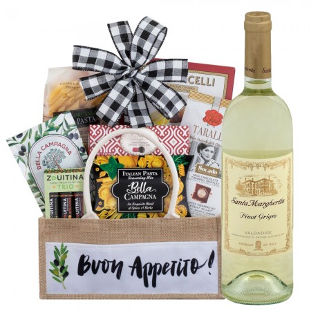 Santa Margherita Pinot Grigio Italian Wine Gift Basket