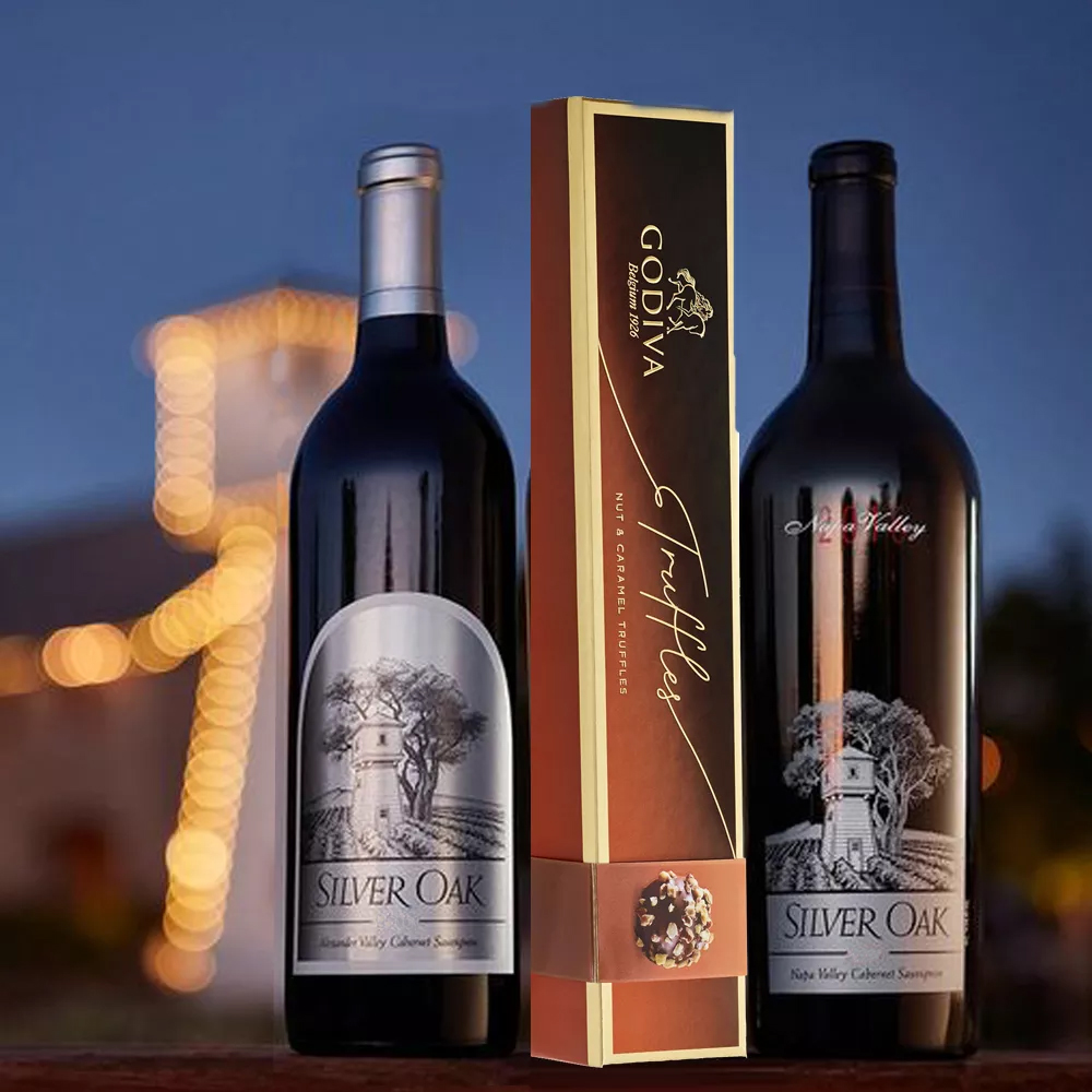 Silver Oak Napa + Alexander Valley Cabernet Sauvignon Gift Set